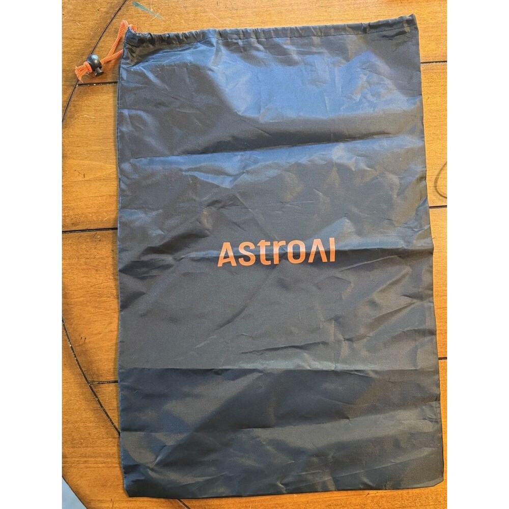 AstroAI Drawstring Nylon Bag ONLY Black Orange 20”x13” Storage for Shovel/etc